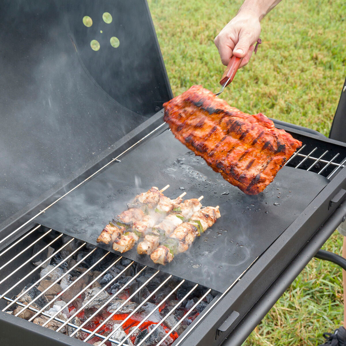 Teflon Barbecue Sheet InnovaGoods 2 Stück – Produktbild 1