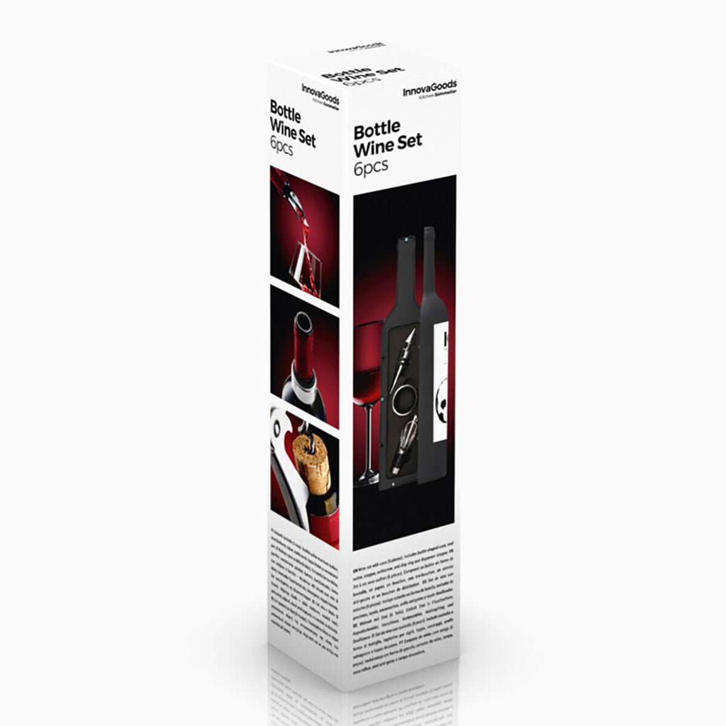 InnovaGoods Flasche Weinset