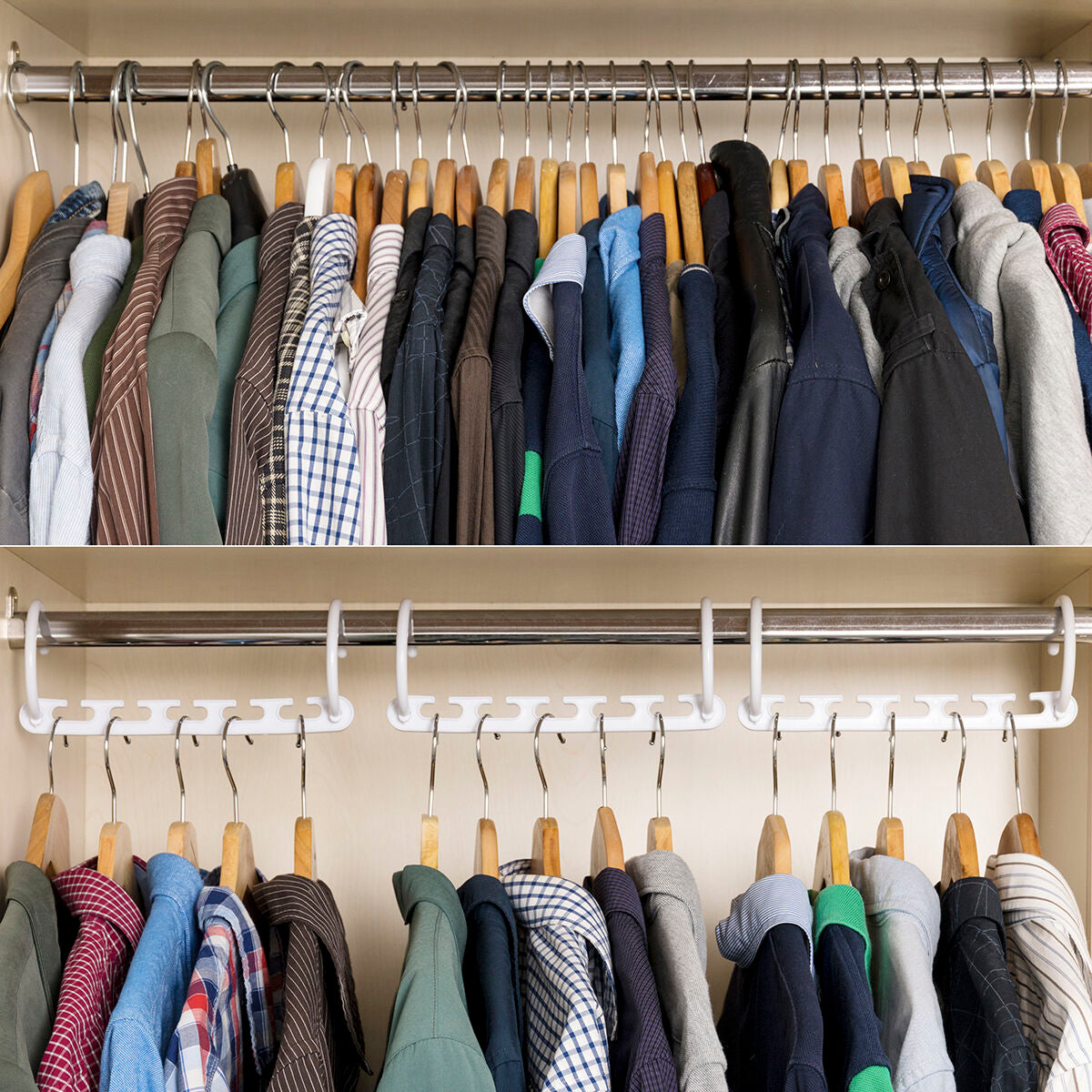 InnovaGoods Hanger Organizer für 40 Items Plusrobe