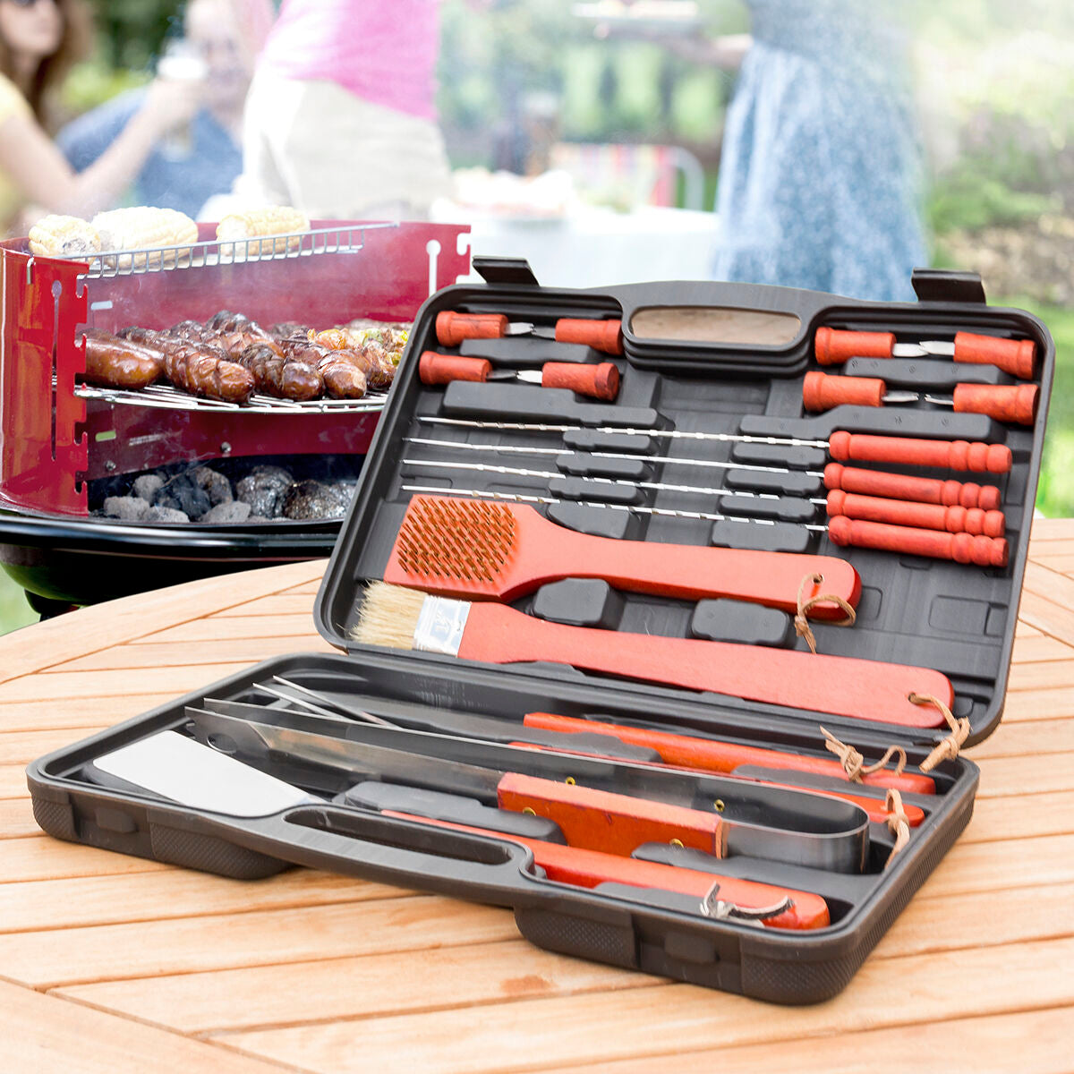 Barbecue Case Barbecase InnovaGoods 18 Teile – Produktbild 1