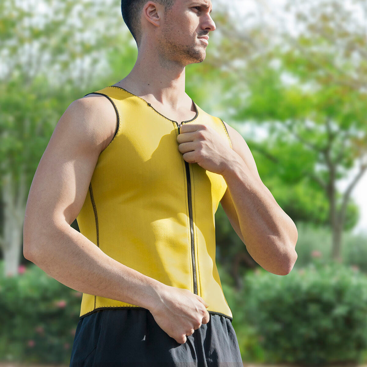InnovaGoods Sauna Sport Vest für Herren Passwa – L