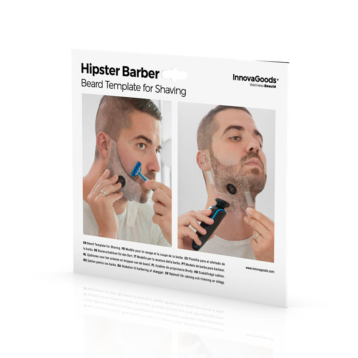 InnovaGoods Hipster Barber Beard Template für Shaving