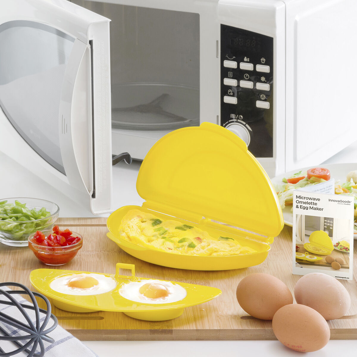 Microwave Omelette & Egg Maker InnovaGoods – Produktbild 1