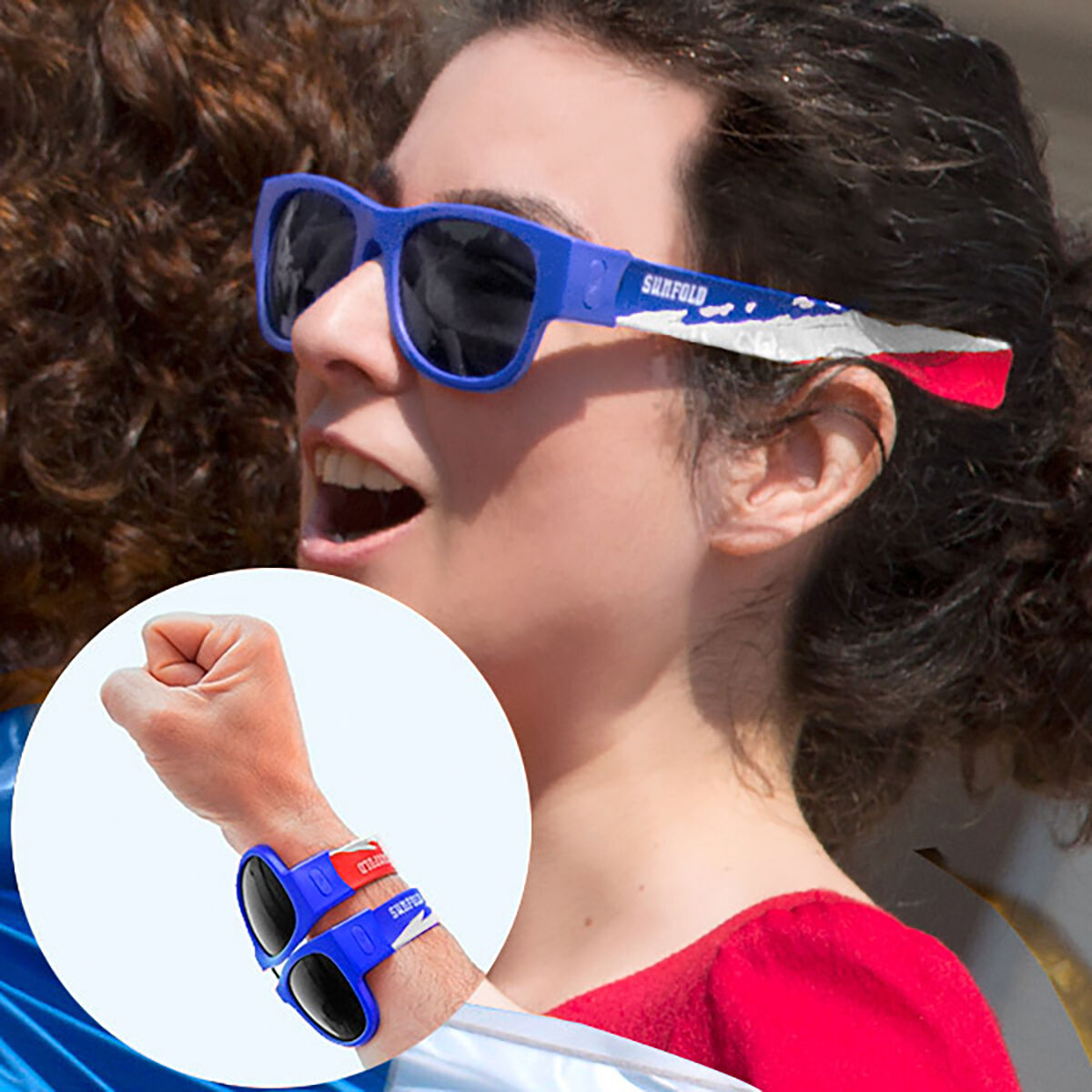 Roll-up sunglasses Sunfold France – Produktbild 1