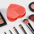 InnovaGoods Make-up-Pinsel Reiniger Heart