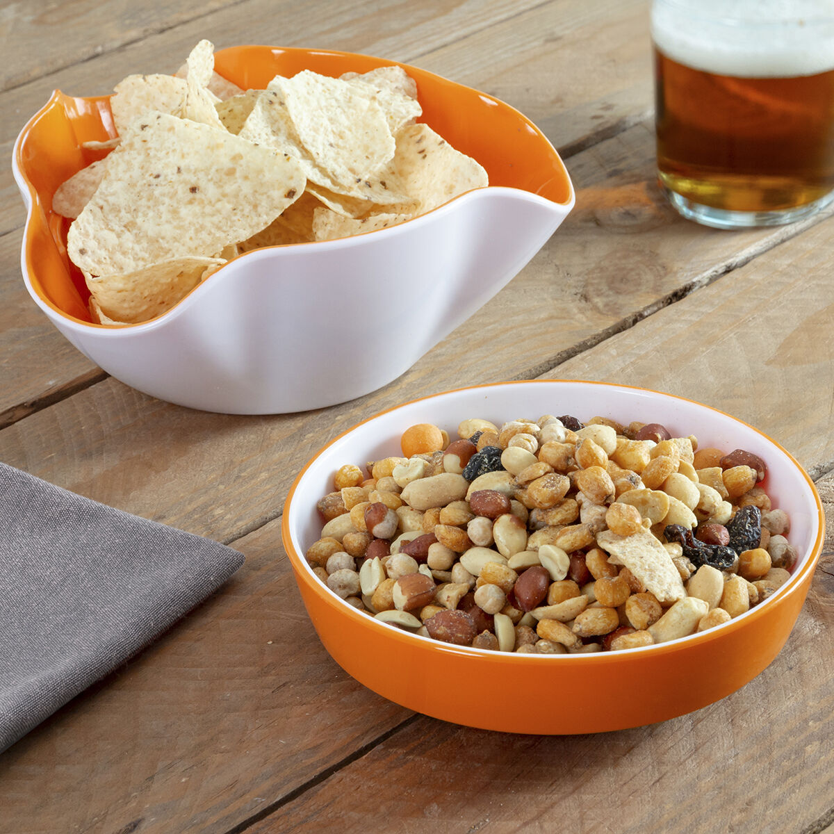 2-in-1 Snack Schale InnovaGoods 2 Teile
