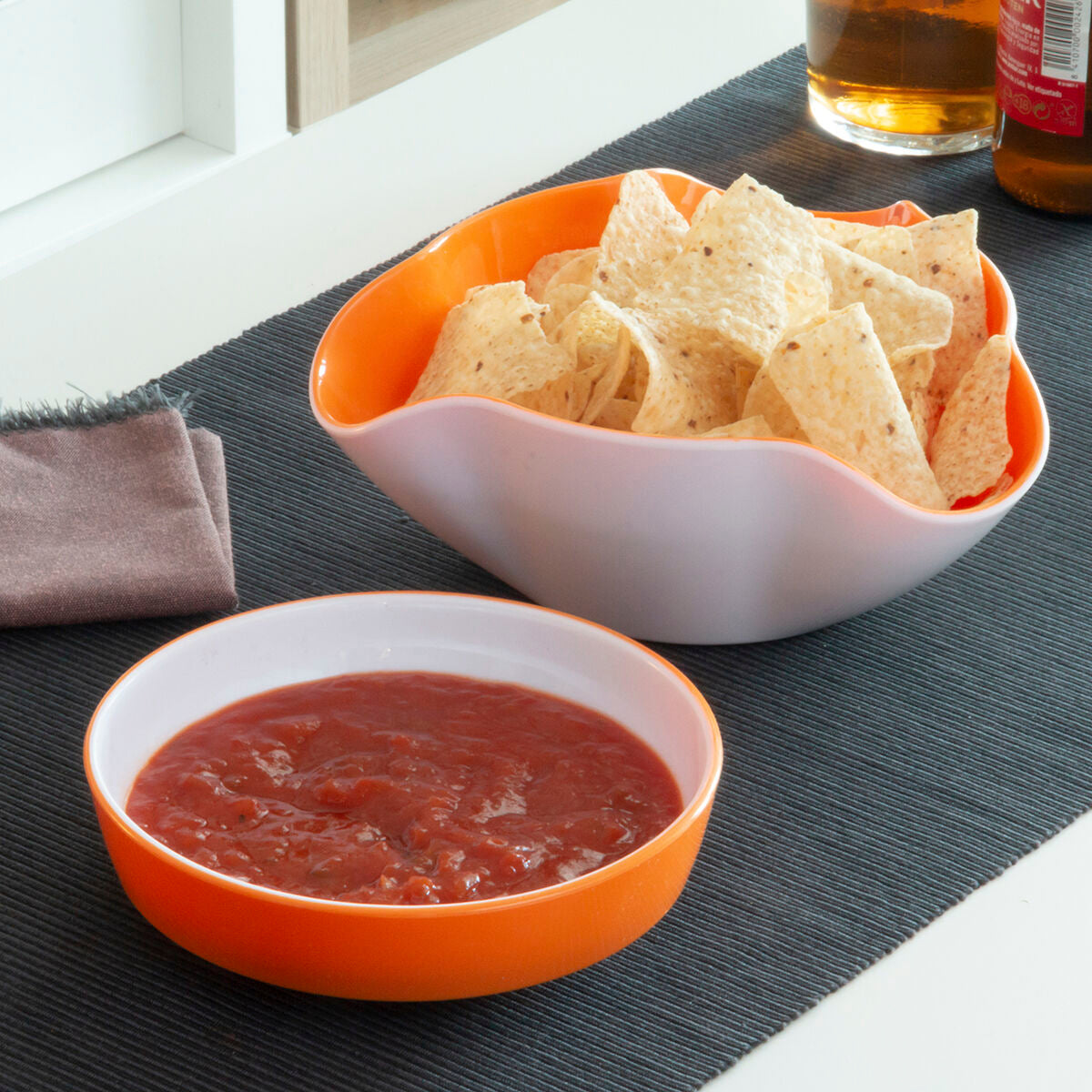 2-in-1 Snack Schale InnovaGoods 2 Teile