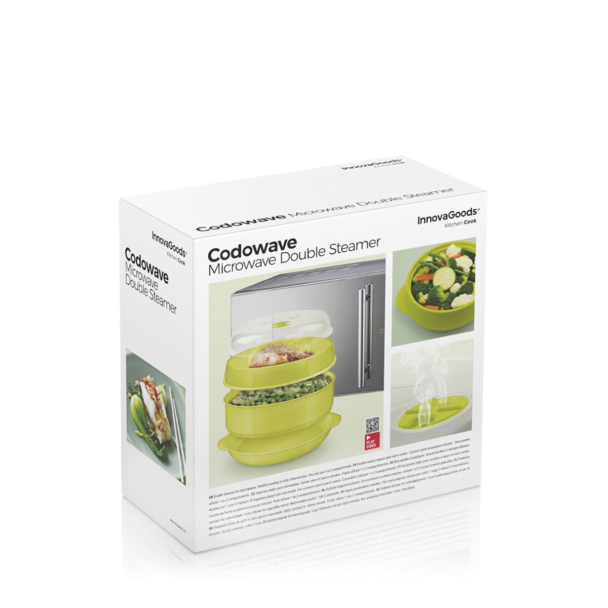 InnovaGoods Microwave Doppelt Steamer Codowave