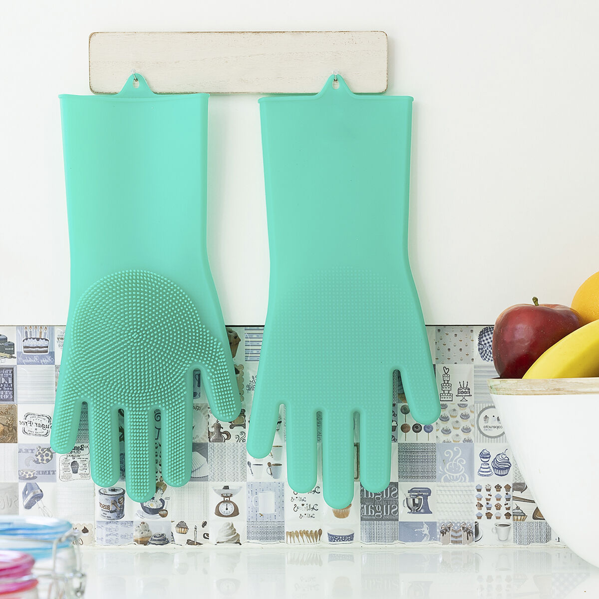 Multi-Purpose Silicone Gloves InnovaGoods – Produktbild 1