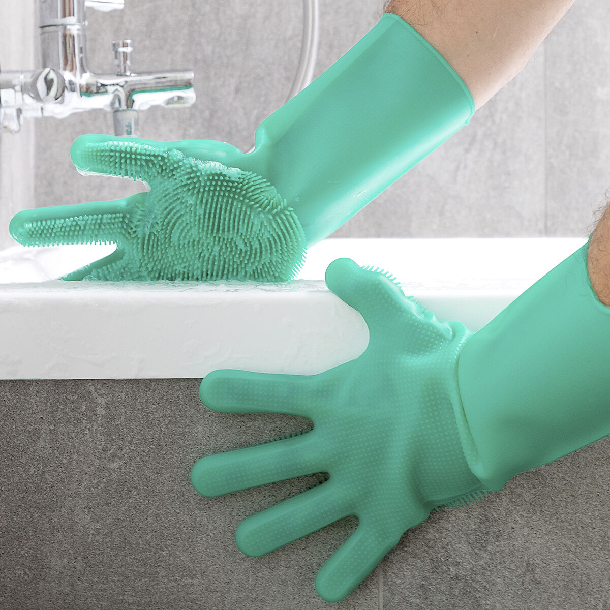 Multi-Purpose Silicone Gloves InnovaGoods – Produktbild 7