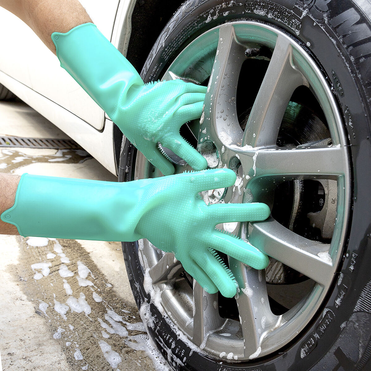 Multi-Purpose Silicone Gloves InnovaGoods – Produktbild 8