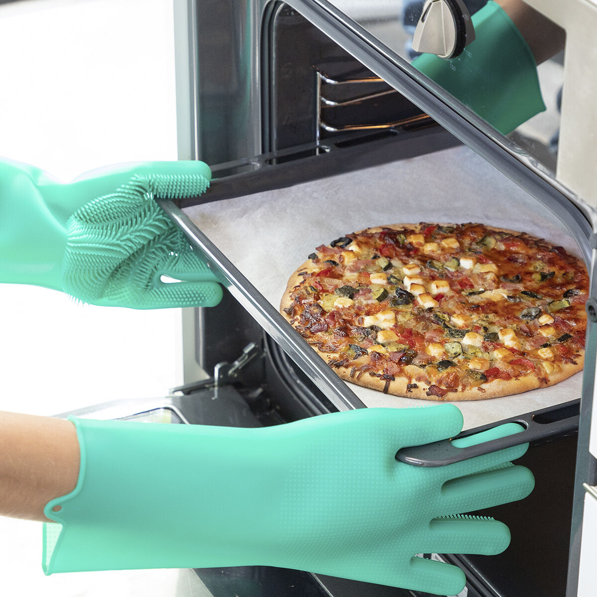 Multi-Purpose Silicone Gloves InnovaGoods – Produktbild 10