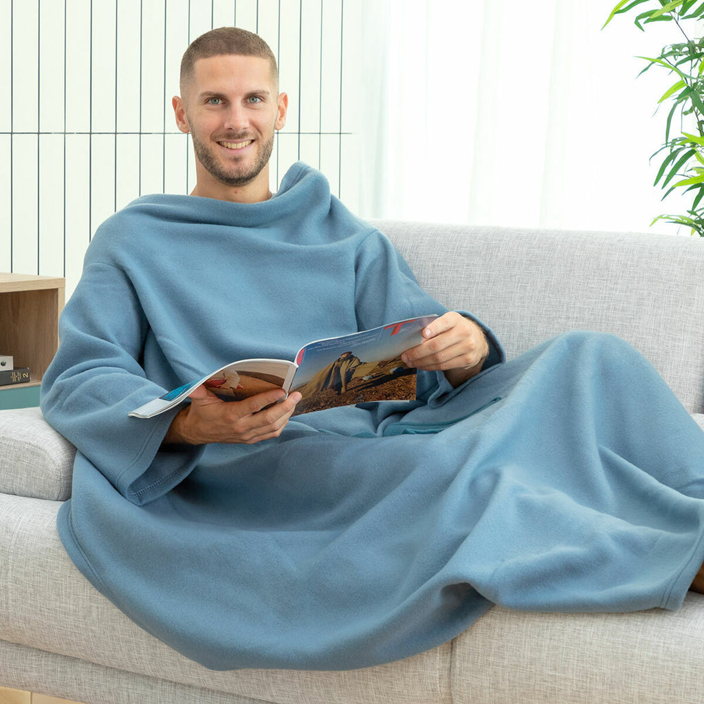 Single Sleeved Blanket with Central Pocket Faboulazy InnovaGoods – Produktbild 6