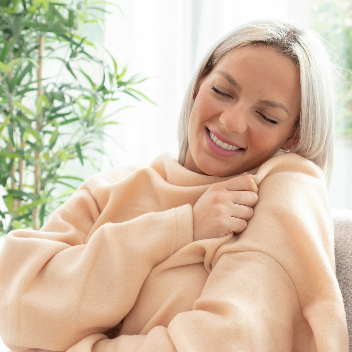 Single Sleeved Blanket with Central Pocket Faboulazy InnovaGoods – Produktbild 5