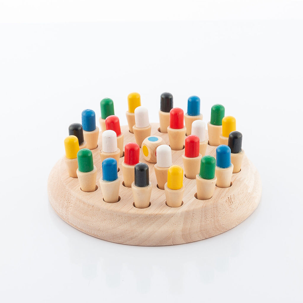 InnovaGoods Holz Memory Chess Taeda