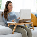 Bamboo Klappbar Side Table Lapwood InnovaGoods – Produktbild 1