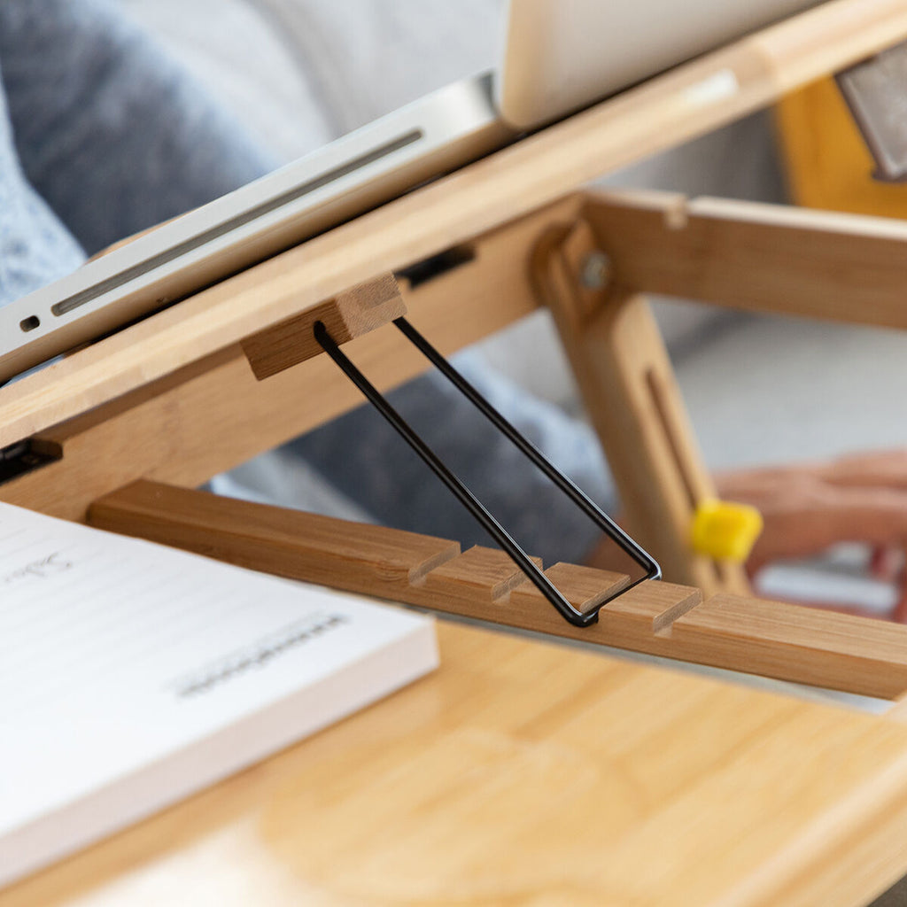 Bamboo Klappbar Side Table Lapwood InnovaGoods – Produktbild 6