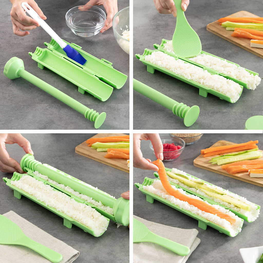 InnovaGoods Sushi Set mit Recipes Suzooka