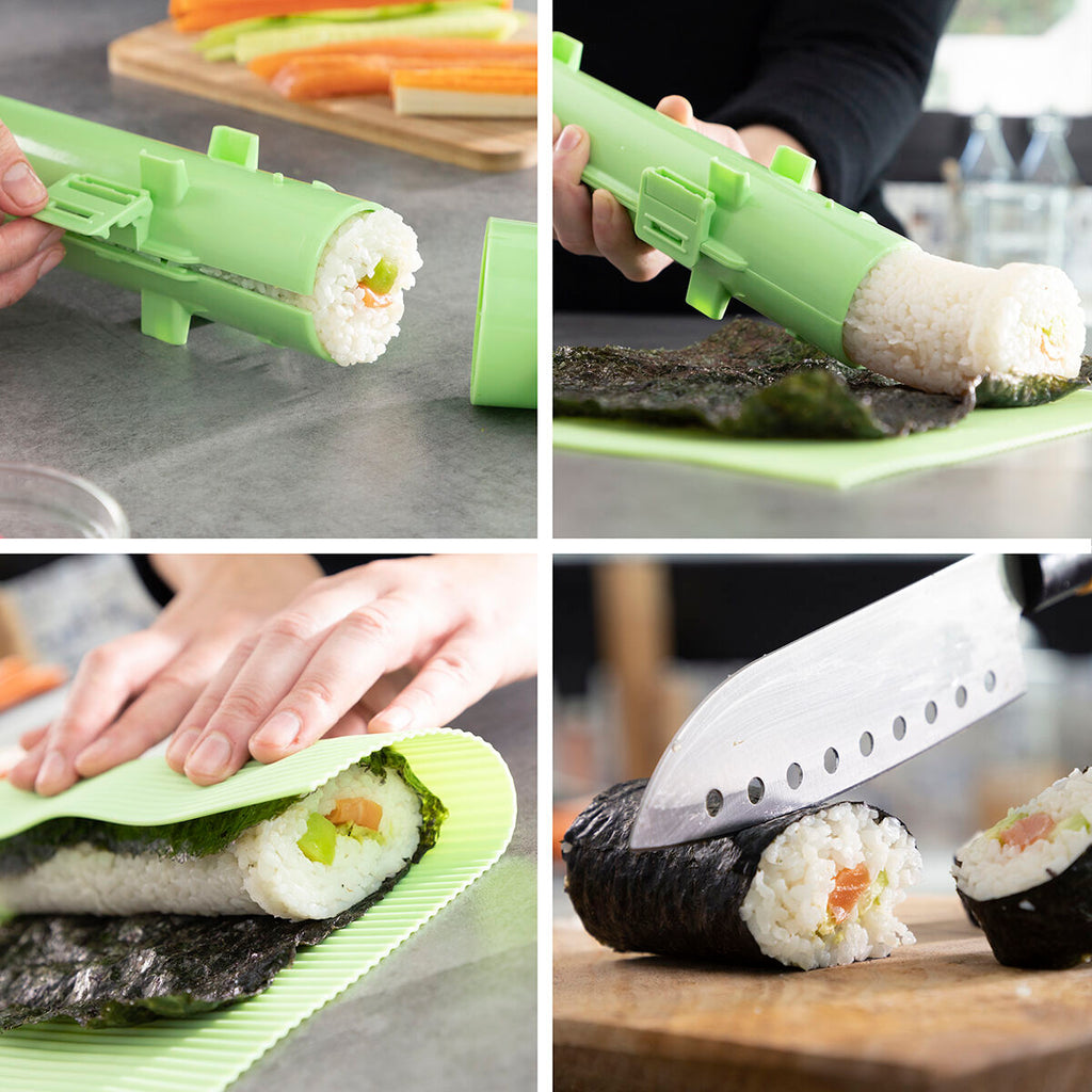 InnovaGoods Sushi Set mit Recipes Suzooka
