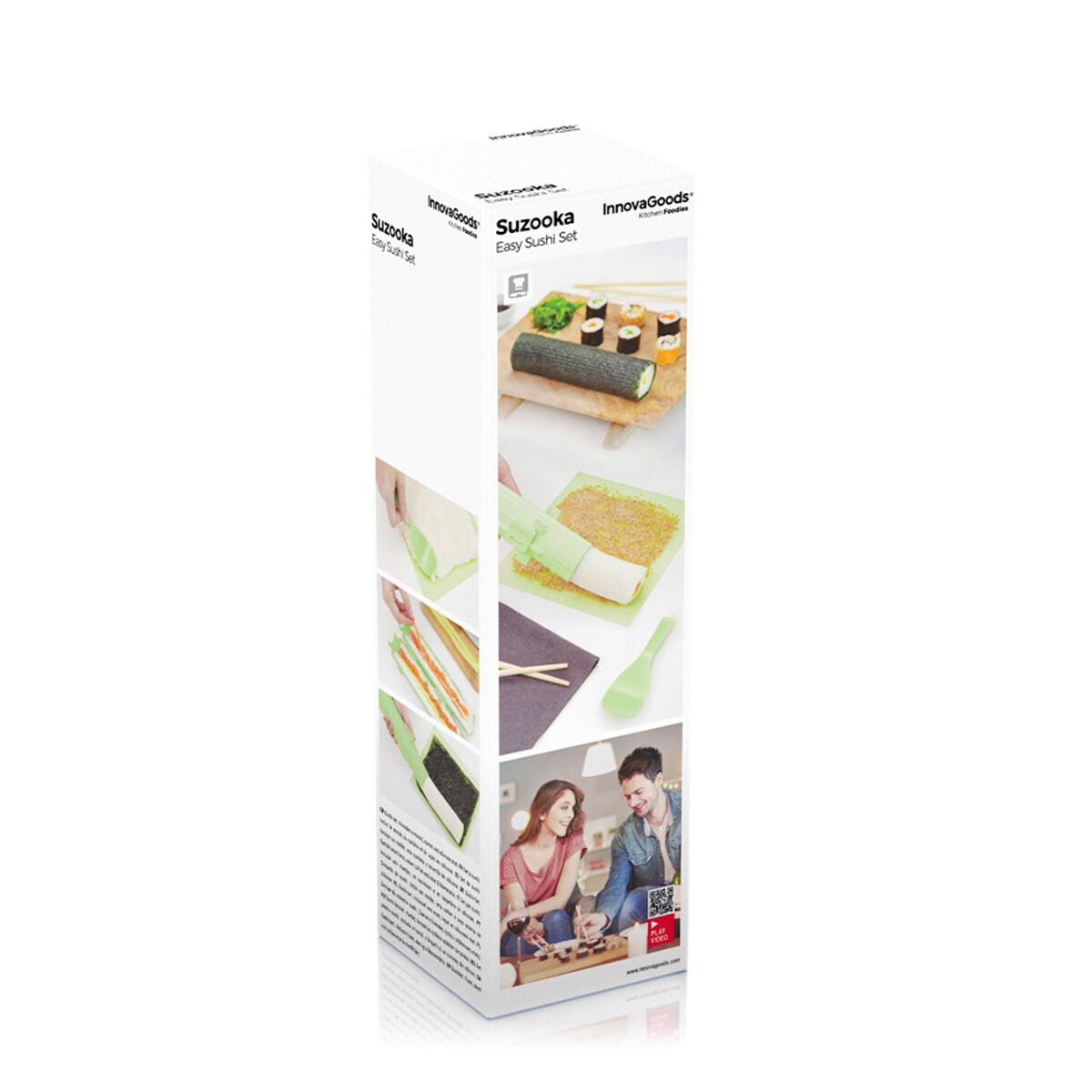 InnovaGoods Sushi Set mit Recipes Suzooka