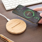 Bamboo Kabellos Charger Wirber InnovaGoods – Produktbild 1