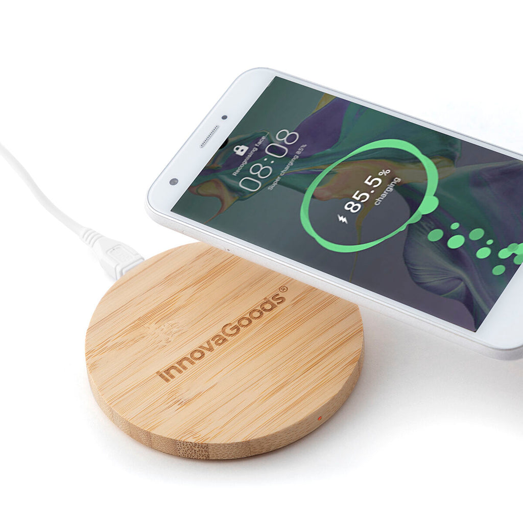 Bamboo Kabellos Charger Wirber InnovaGoods – Produktbild 6