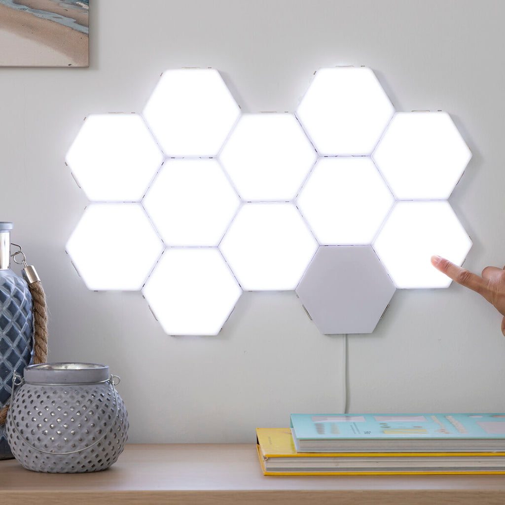 Set of Modular Magnetic and Touch LED Panels Tilight InnovaGoods (Pack of 3) – Produktbild 2