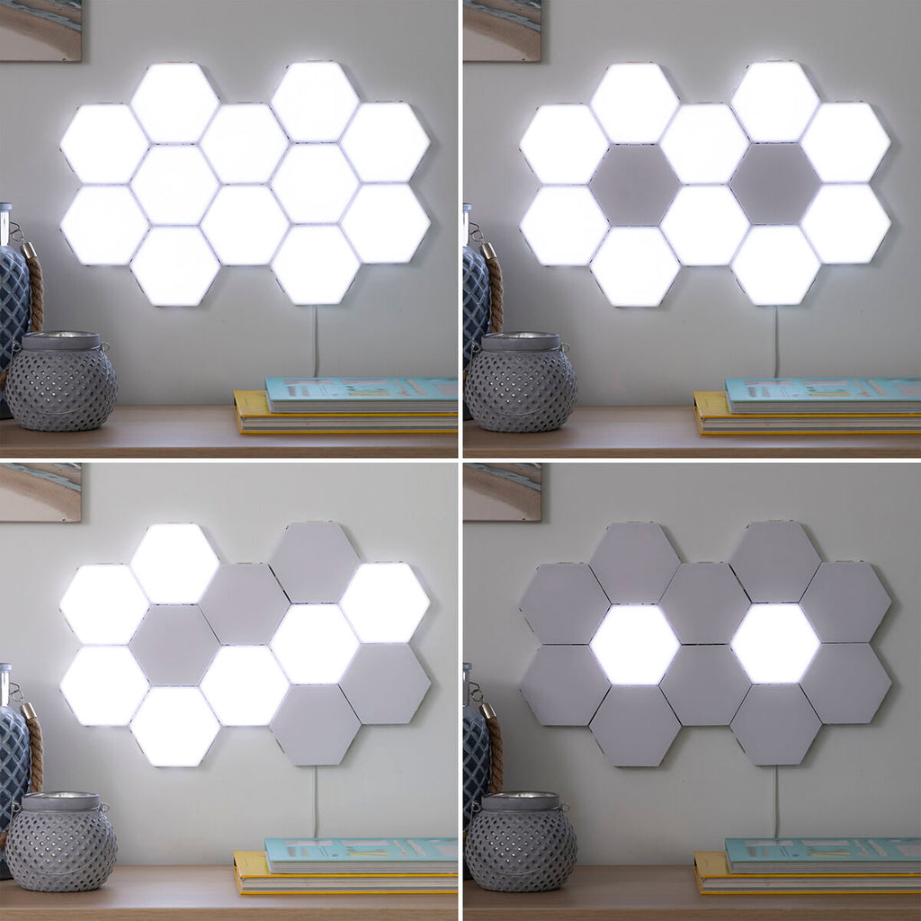 Set of Modular Magnetic and Touch LED Panels Tilight InnovaGoods (Pack of 3) – Produktbild 3