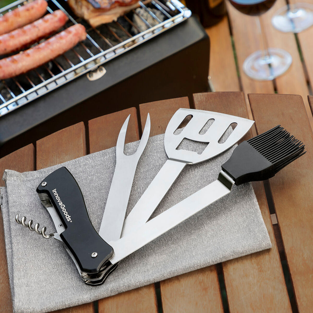 5 in 1 Barbecue Utensils Set Bbkit InnovaGoods – Produktbild 1