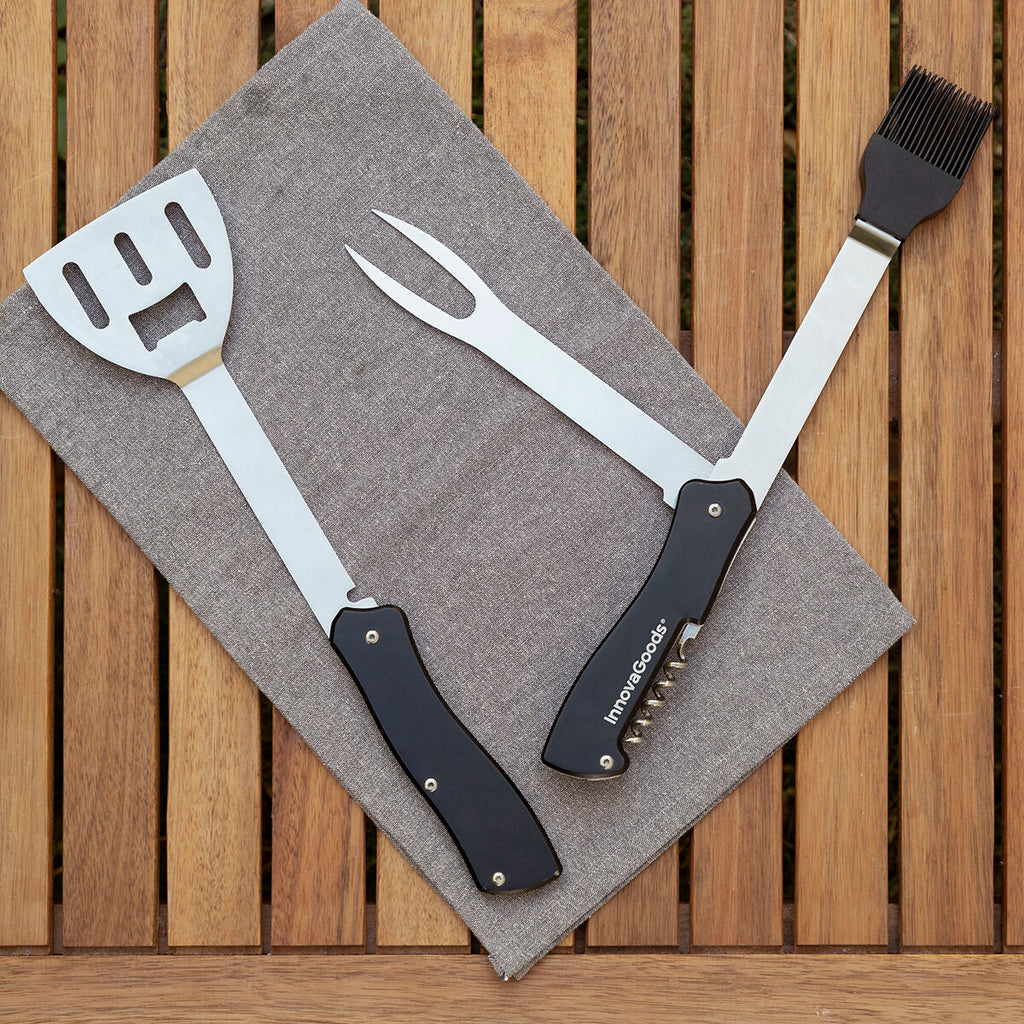 5 in 1 Barbecue Utensils Set Bbkit InnovaGoods – Produktbild 6