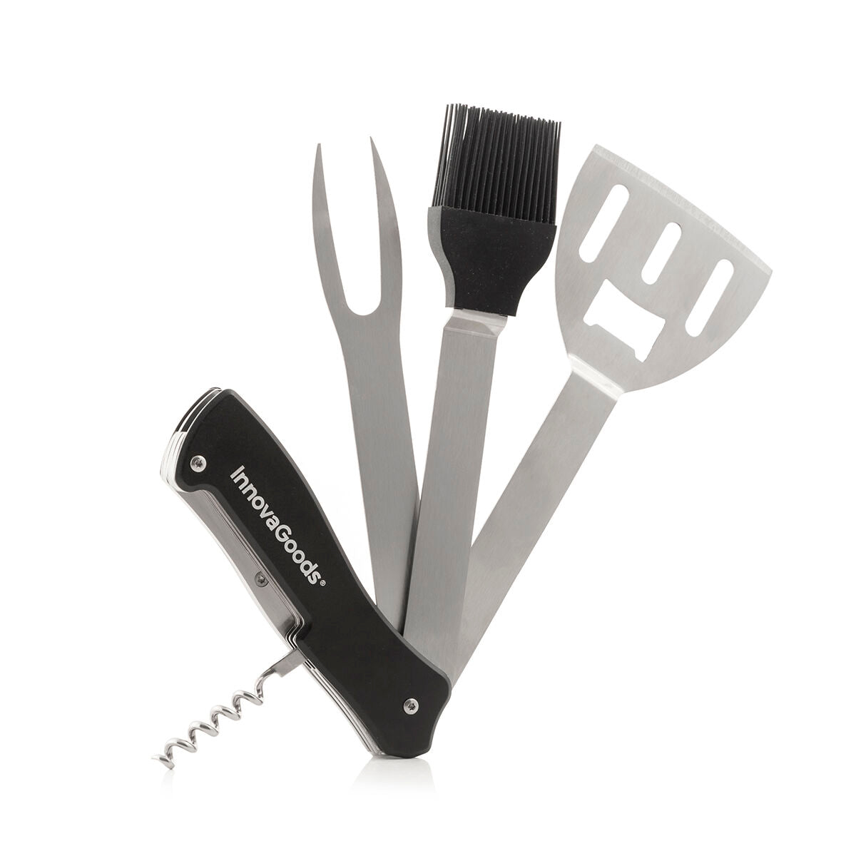 5 in 1 Barbecue Utensils Set Bbkit InnovaGoods – Produktbild 7