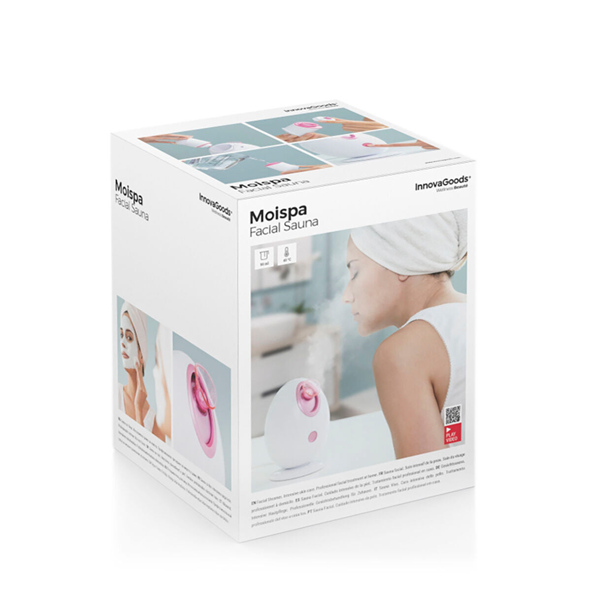 InnovaGoods Elektrisch Gesichts Sauna Moispa