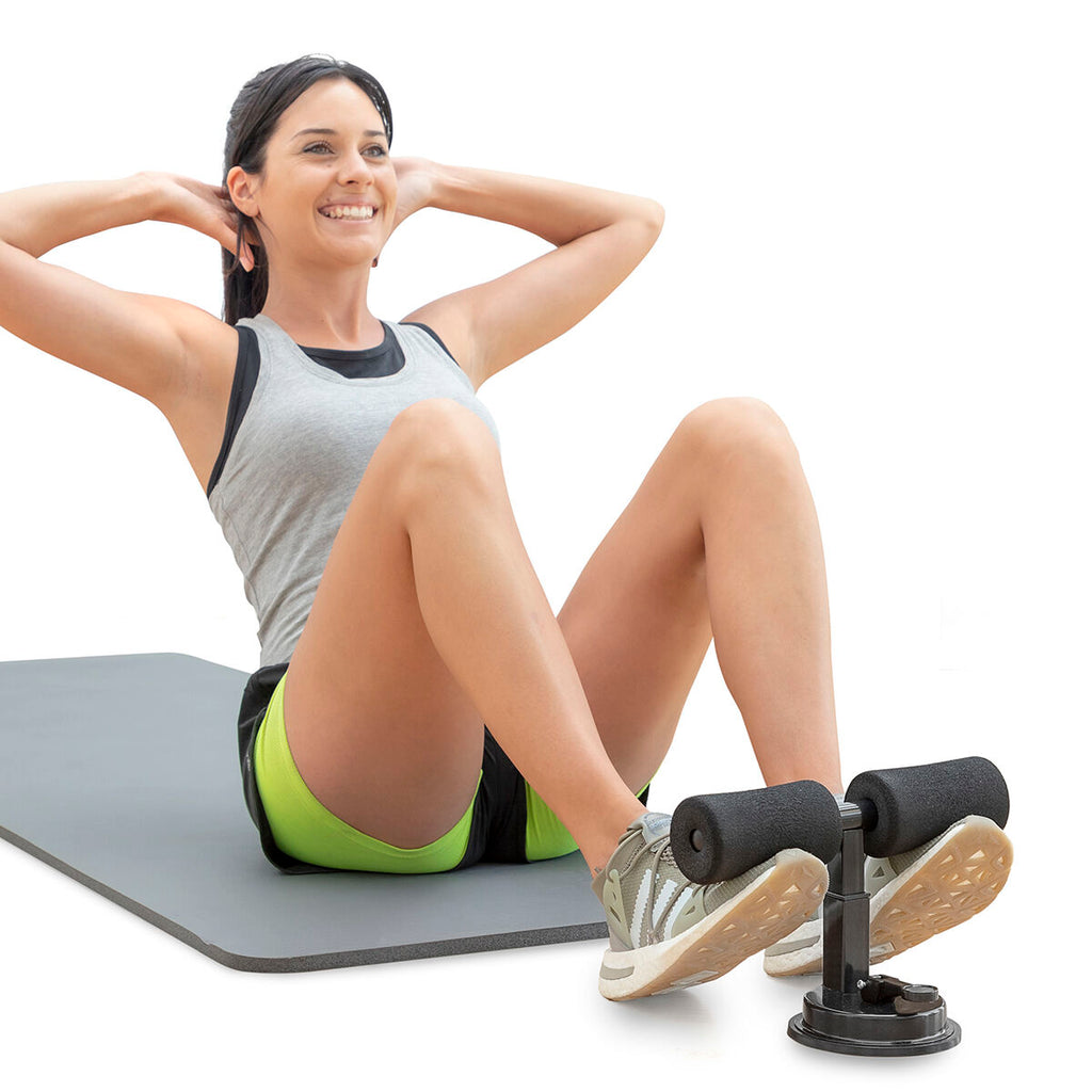 Sit-up Bar für Abdominals mit Suction Pad & Trainingsanleitung CoreUp InnovaGoods