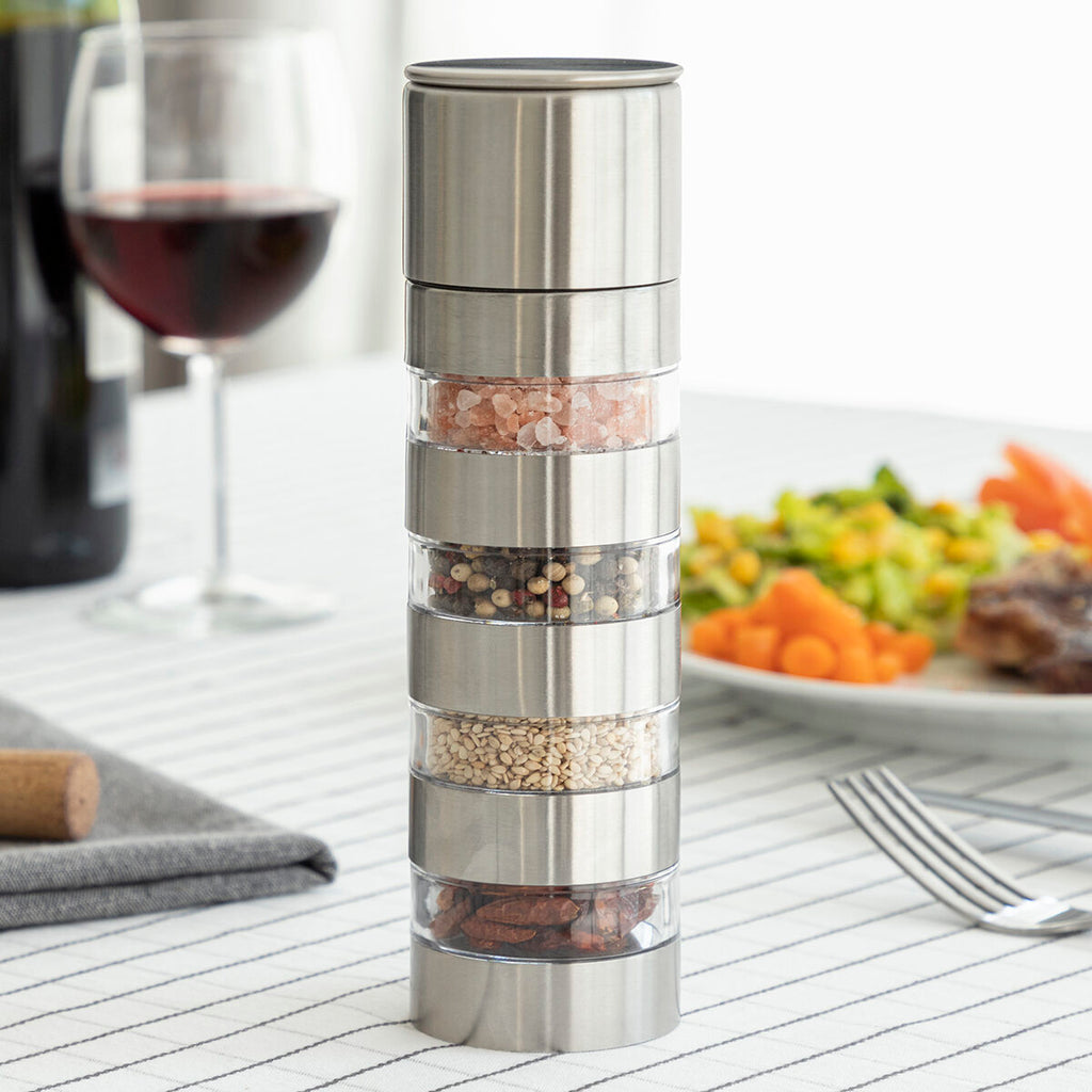 4-in-1 Spice Grinder Millmix InnovaGoods – Produktbild 2