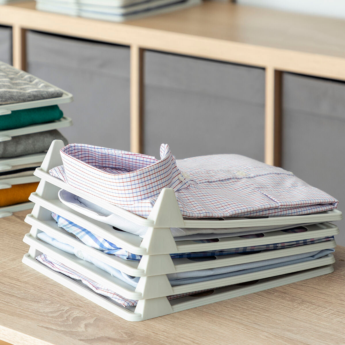 Set of Clothes Organiser Trays Clorack InnovaGoods – Produktbild 6