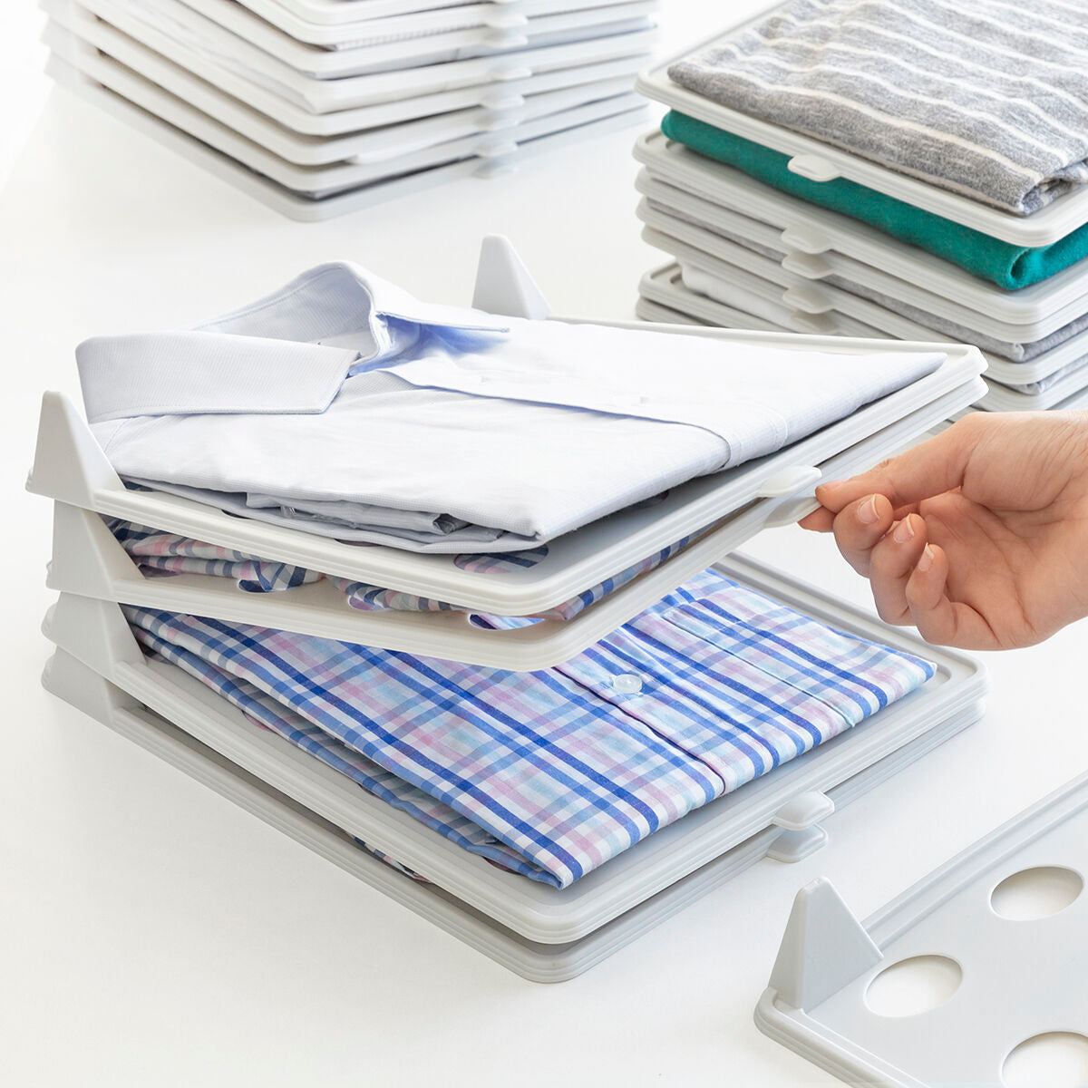 Set of Clothes Organiser Trays Clorack InnovaGoods – Produktbild 10