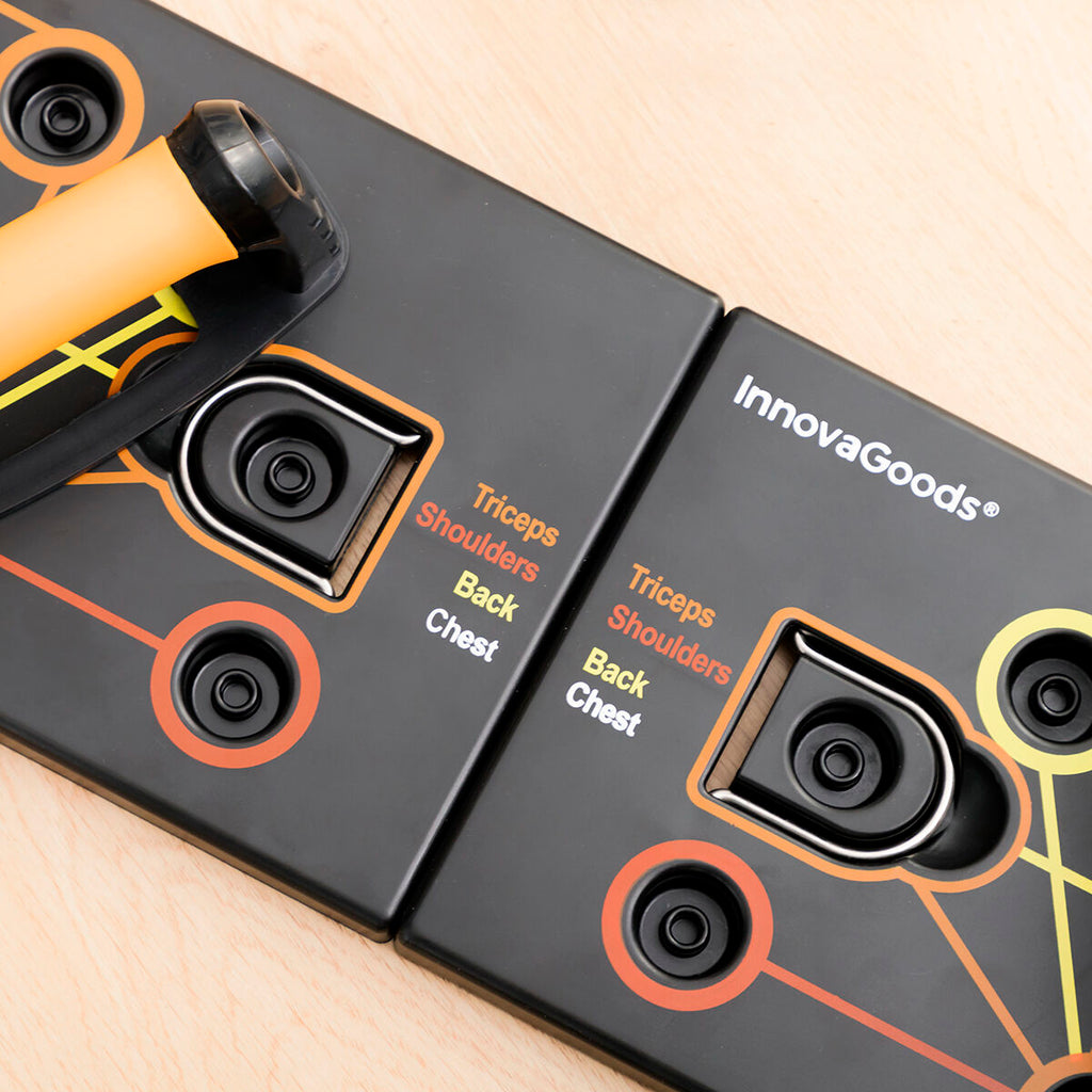 Push-Up Tafel mit Widerstandsbänder & Trainingsanleitung Pulsher InnovaGoods
