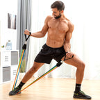 Set aus Widerstandsbänder mit Zubehör & Trainingsanleitung Rebainer InnovaGoods