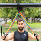 Set aus Widerstandsbänder mit Zubehör & Trainingsanleitung Rebainer InnovaGoods