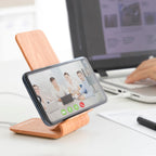 Holz Effect Kabellos Charger with Stand Qistan InnovaGoods – Produktbild 3