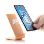 Holz Effect Kabellos Charger with Stand Qistan InnovaGoods – Produktbild 6