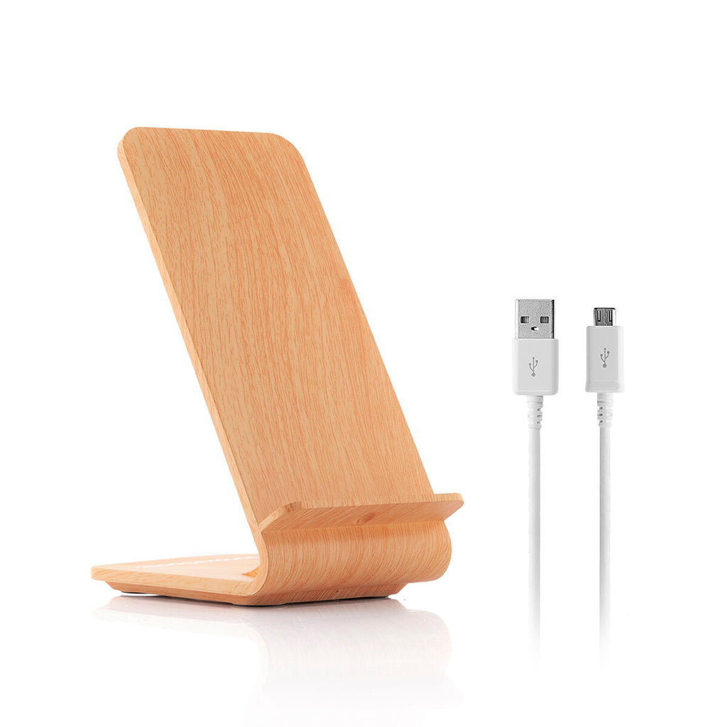 Holz Effect Kabellos Charger with Stand Qistan InnovaGoods – Produktbild 7