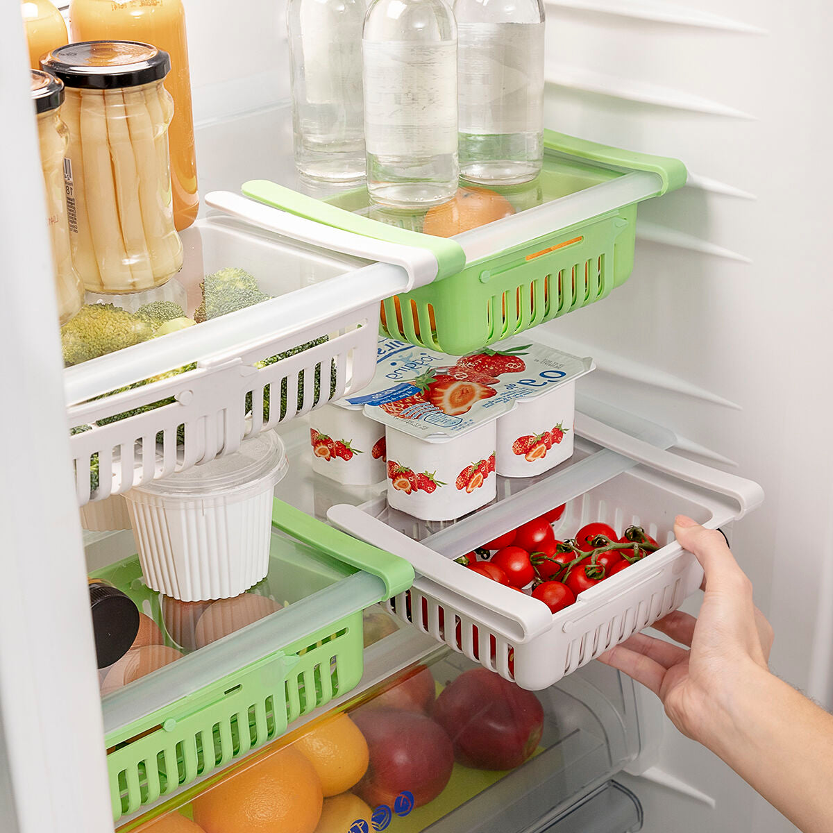 Adjustable Fridge Organizer Friwer InnovaGoods 2 Einheiten