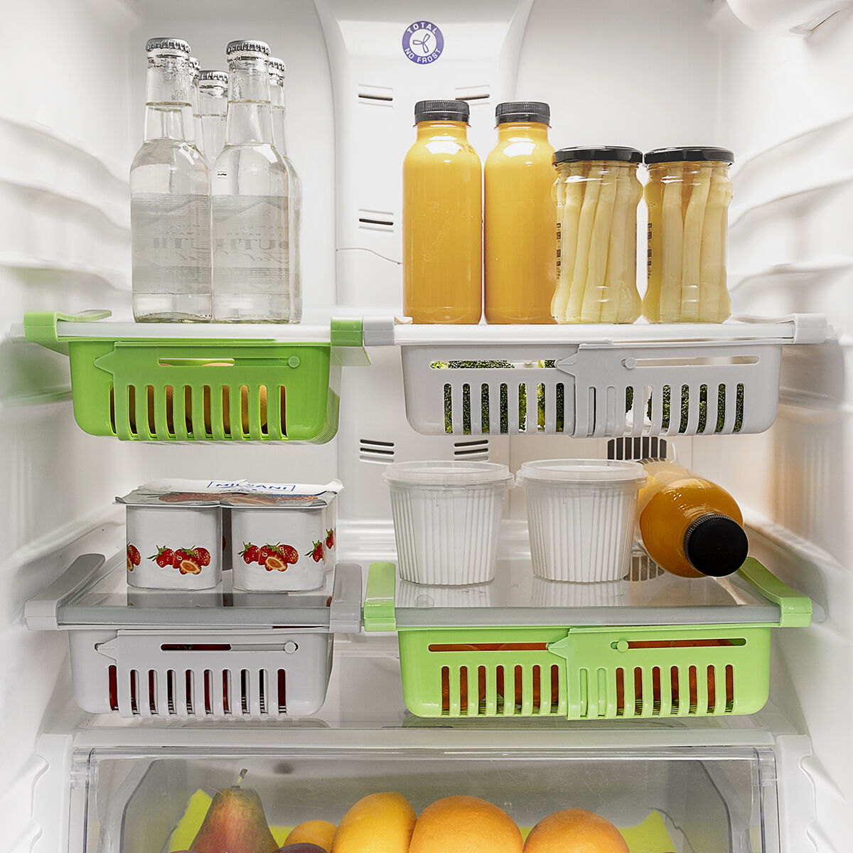 Adjustable Fridge Organizer Friwer InnovaGoods 2 Einheiten