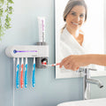 UV Toothbrush Steriliser with Stand and Toothpaste Dispenser Smiluv InnovaGoods – Produktbild 1
