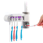UV Toothbrush Steriliser with Stand and Toothpaste Dispenser Smiluv InnovaGoods – Produktbild 6
