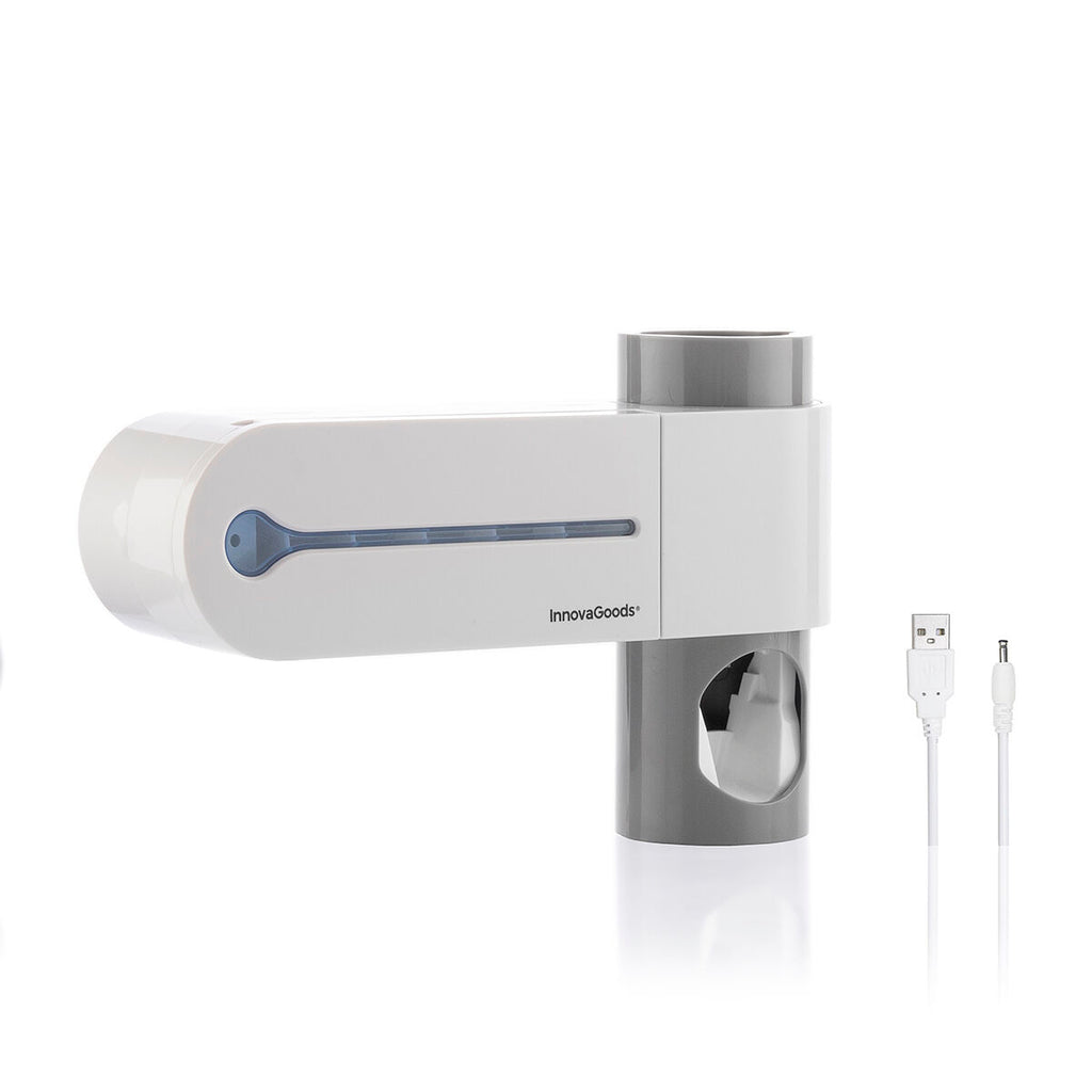 UV Toothbrush Steriliser with Stand and Toothpaste Dispenser Smiluv InnovaGoods – Produktbild 7