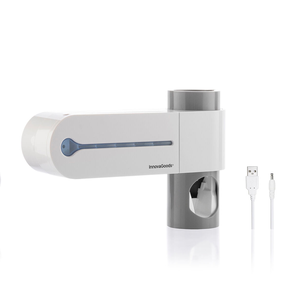 UV Toothbrush Steriliser with Stand and Toothpaste Dispenser Smiluv InnovaGoods – Produktbild 7