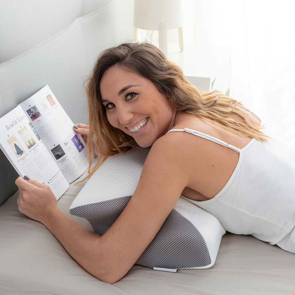 InnovaGoods Viskoelastisches Nackenkissen mit ergonomischen Konturen Conforti