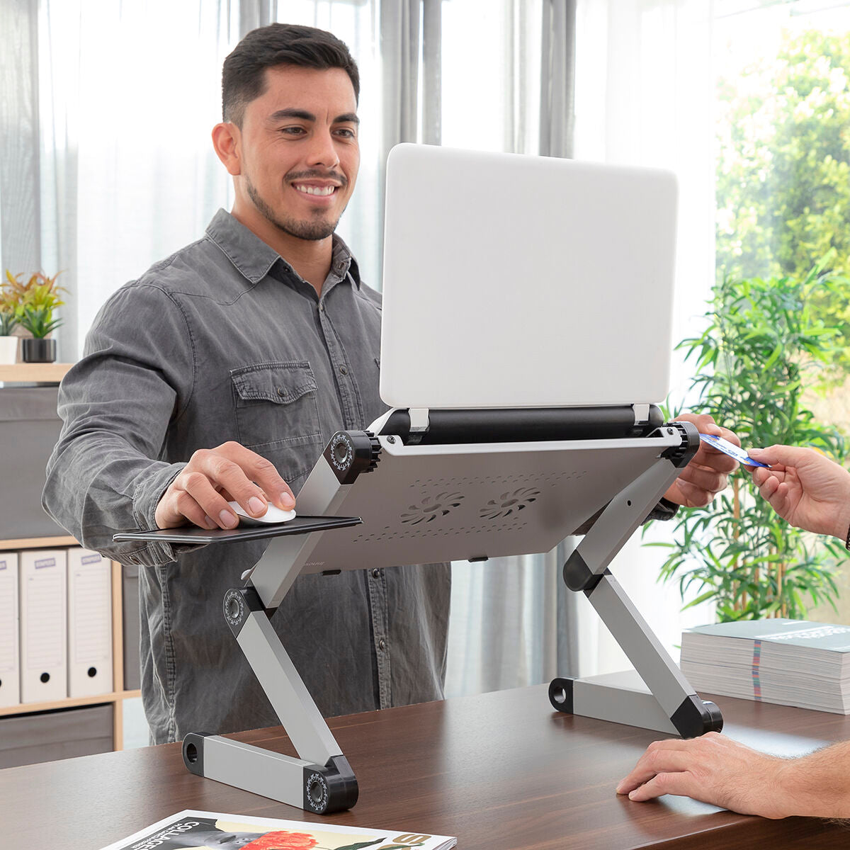 InnovaGoods Verstellbar Multi-position Notebook-Tisch Omnible